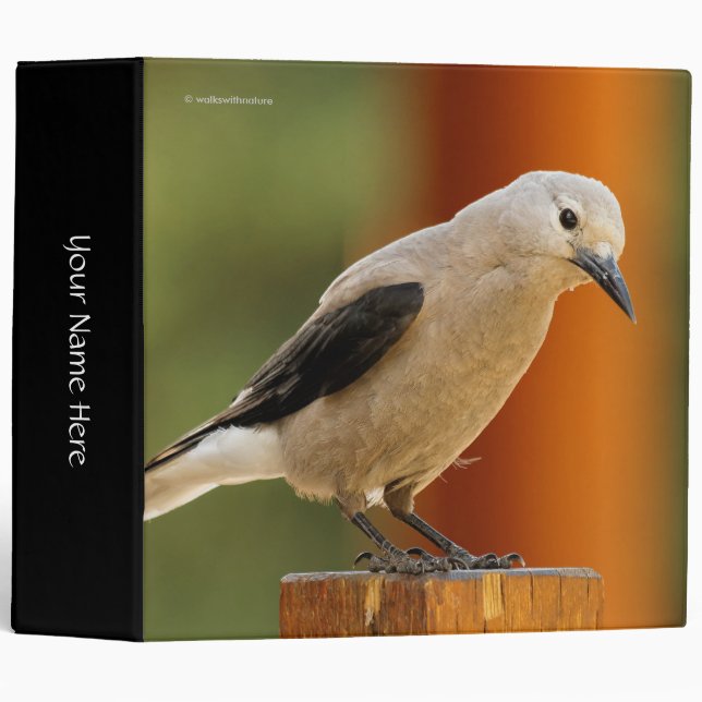 A Hopeful Clark's Nutcracker 3 Ring Binder (Front/Spine)