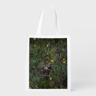 A Horned Lark Grocery Bag