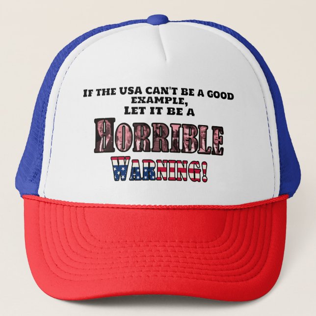 A Horrible Warning Trucker Hat (Front)