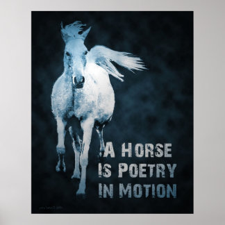 A Horse Is Poetry In Motion Poster