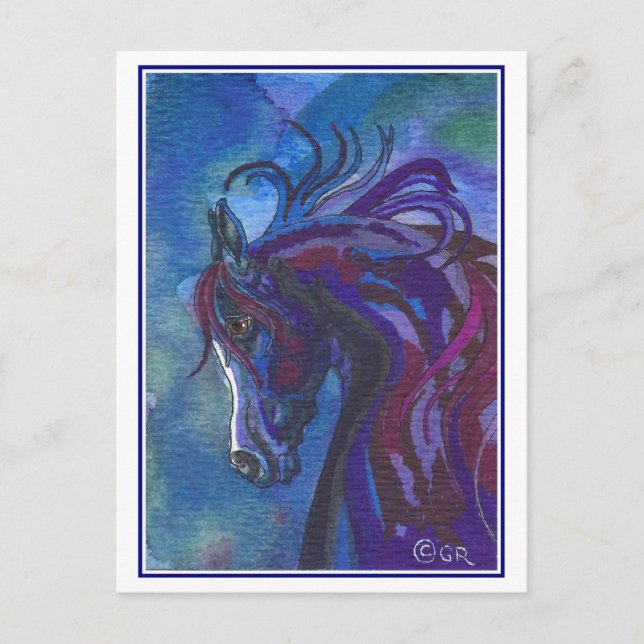 A Horse of Different Colors Postcard (Front)