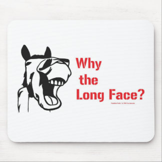 A horse walks into a bar... mouse pad