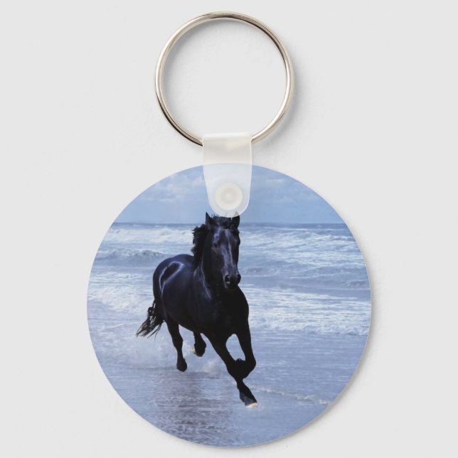 A horse wild and free keychain (Front)