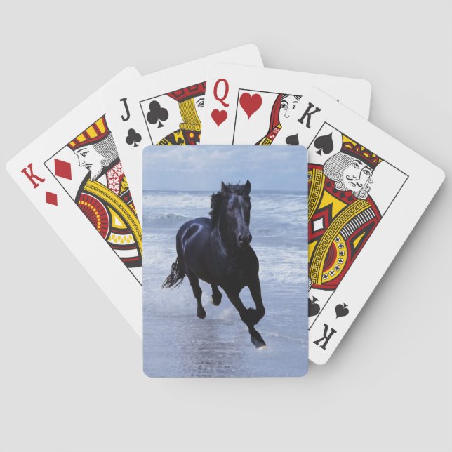 A horse wild and free poker cards (Back)