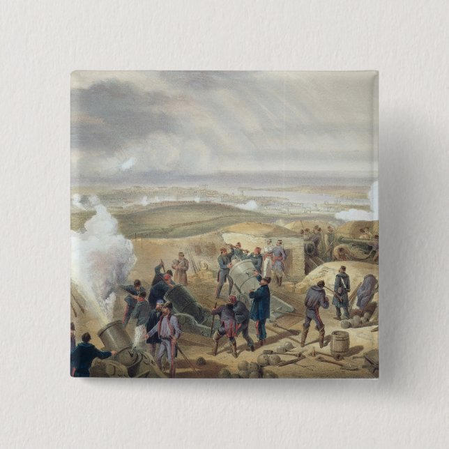 A Hot Day in the Batteries, plate from 'The Seat o Button (Front)