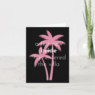 A Hot New Bride Has Entered The Villa Funny Bachel Card