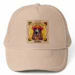 A Hound Dog  Firefighter  hat