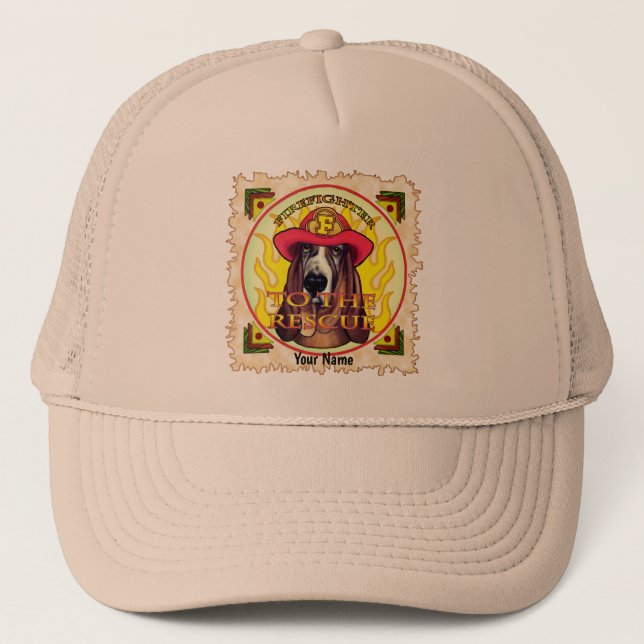 A Hound Dog  Firefighter hats (Front)
