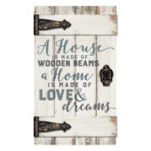 "A House is Made of" Barn Door Pallet Plaque (Blank)
