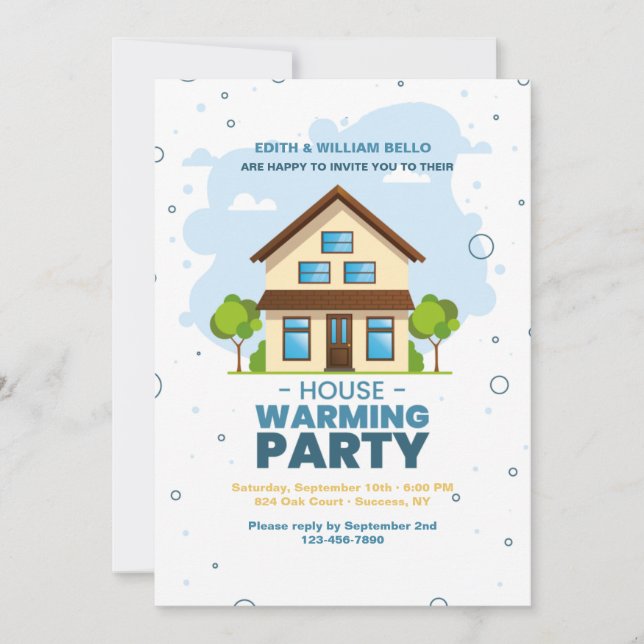 A House Warming Party Invitation (Front)