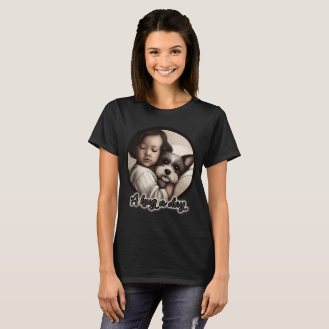 A Hug a Day T-Shirt (Front Full)