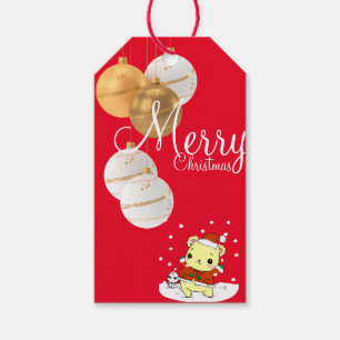 A Hug for Christmas Gift Tags