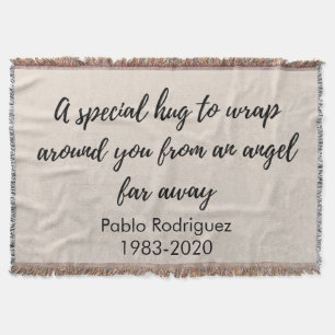 A Hug From an Angel Throw Blanket