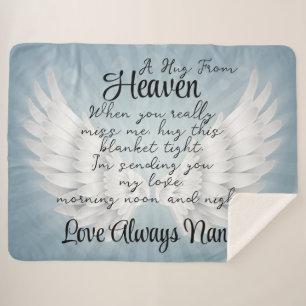 A Hug From Heaven Sherpa Blanket