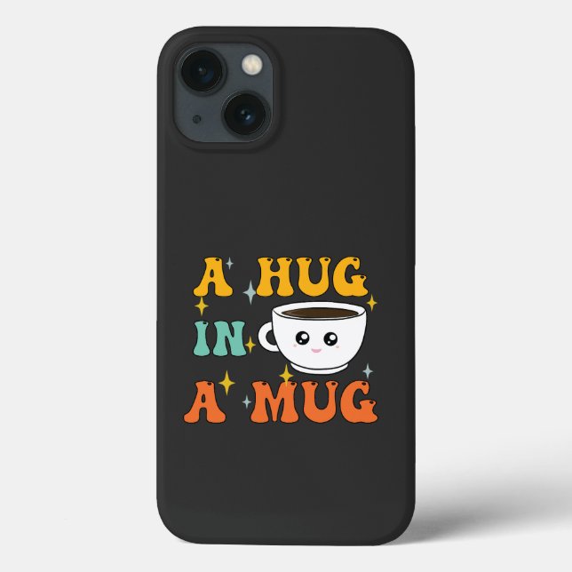 A Hug in a Mug Cute Kawaii Case-Mate iPhone Case (Back)
