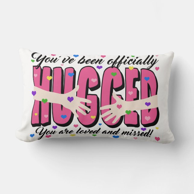 A hug in a pillow! lumbar pillow (Front)