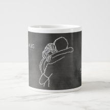 A Hug Is A Home - Giant Coffee Mug - Reena Doss