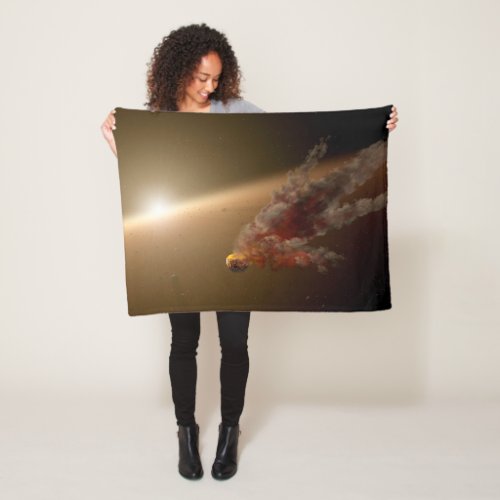 A Huge Eruption Around Star Ngc 2547_Id8 Fleece Blanket