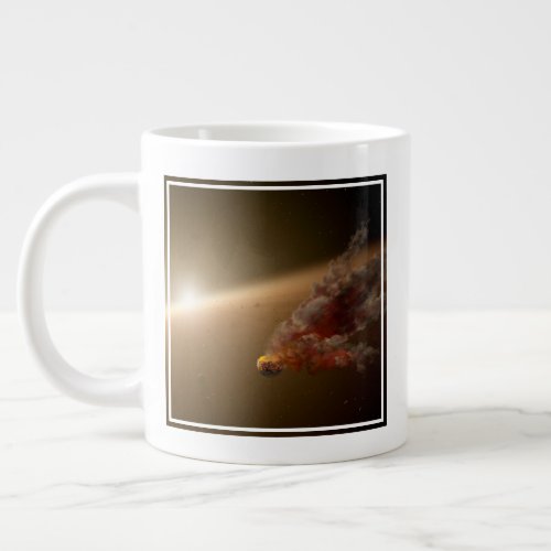 A Huge Eruption Around Star Ngc 2547_Id8 Giant Coffee Mug