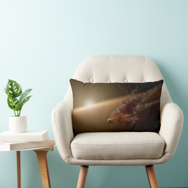 A Huge Eruption Around Star Ngc 2547-Id8. Lumbar Pillow (Chair)