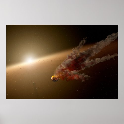 A Huge Eruption Around Star Ngc 2547_Id8 Poster