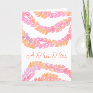 A Hui Hou Letterpress Thank You Card