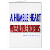 A HUMBLE HEART (Front)