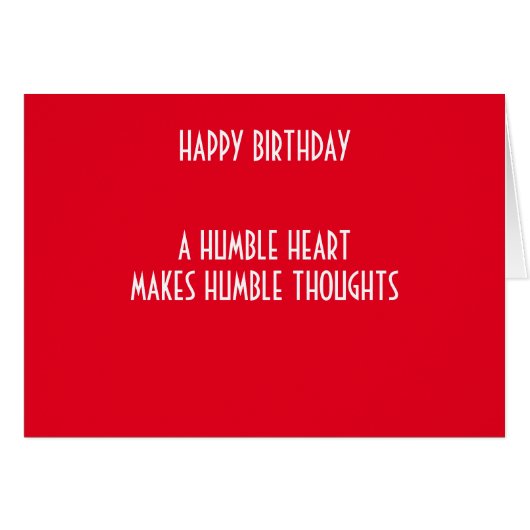 A HUMBLE HEART (Front Horizontal)