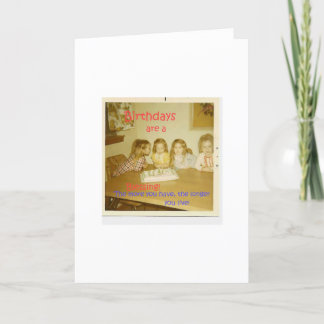 A HUMOROUS BIRTHDAY CARD