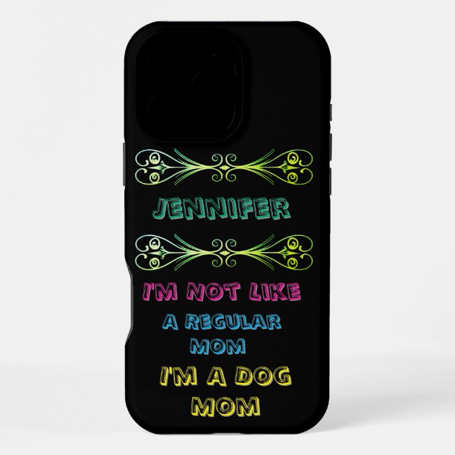 A humorous declaration of canine devotion iphone case (Back)