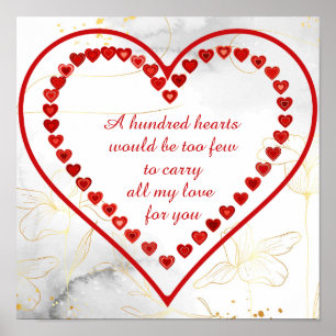 A Hundred Hearts, Poster