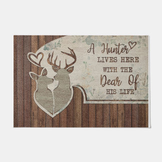 A Hunter And The Dear Of His Life, New Home Doormat