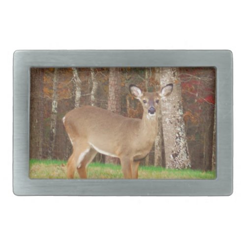 A Hunters Dream Deer Rectangular Belt Buckle