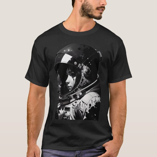 A.I. Generated Astronaut T-Shirt (Front)