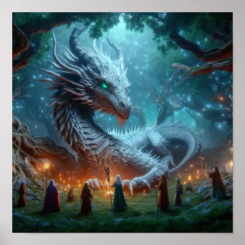 AI Great Wyrm and the Wizards Poster