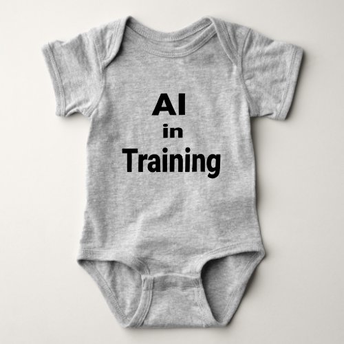 AI In Training Baby Bodysuit