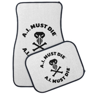 A.I. Must Die™ Logo (Bold Font) Car Mat Set