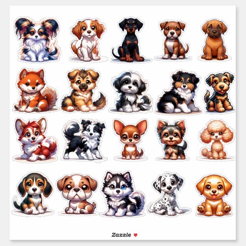 AI Puppy Stickers