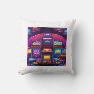 A imaginary play station throw pillow