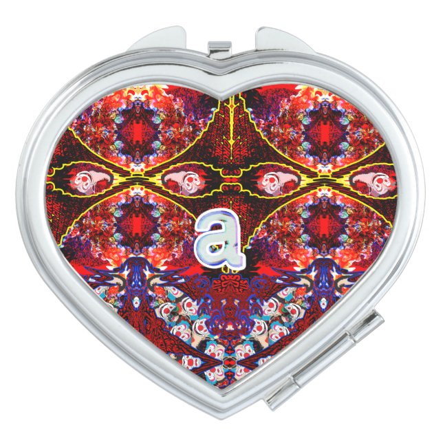 "a" Insert Clown Here Compact Mirror (Front)