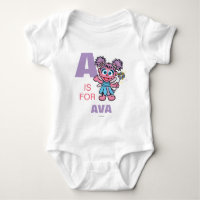 A is for Abby Cadabby | Add Your Name Baby Bodysuit