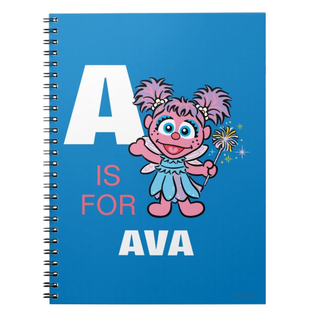 A is for Abby Cadabby | Add Your Name Notebook (Front)