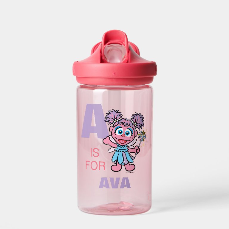 A is for Abby Cadabby | Add Your Name Water Bottle