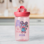 A is for Abby Cadabby | Add Your Name Water Bottle<br><div class="desc">Personalize this fun Abby Cadabby design by adding your name and first letter. © 2022 Sesame Workshop. www.sesamestreet.org</div>