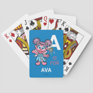 A is for Abby Cadabby Playing Cards