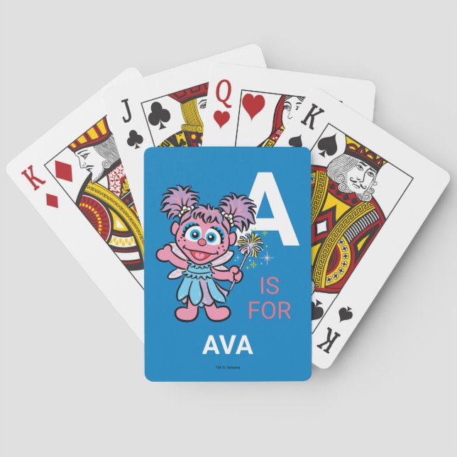 A is for Abby Cadabby |  Playing Cards (Back)