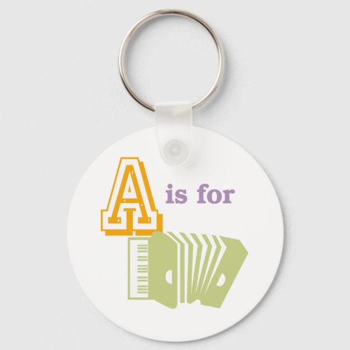 A is for Accordion Keychain