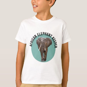 A is for African Elephant Keeper T-Shirt
