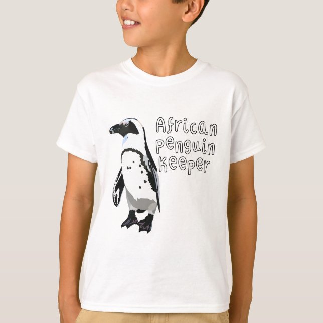 A is for African Penguin Keeper T-Shirt (Front)