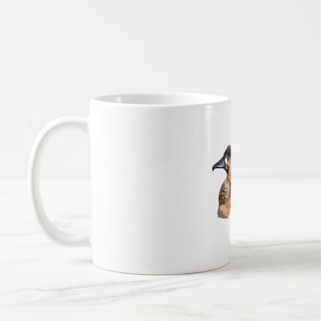 A is for African White Backed Duck Coffee Mug (Left)